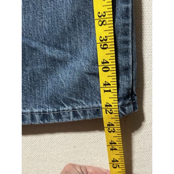 Levis 514 Men's 42x30 Straight Leg Mid Rise Medium Wash Jeans Pants - Picture 9 of 11